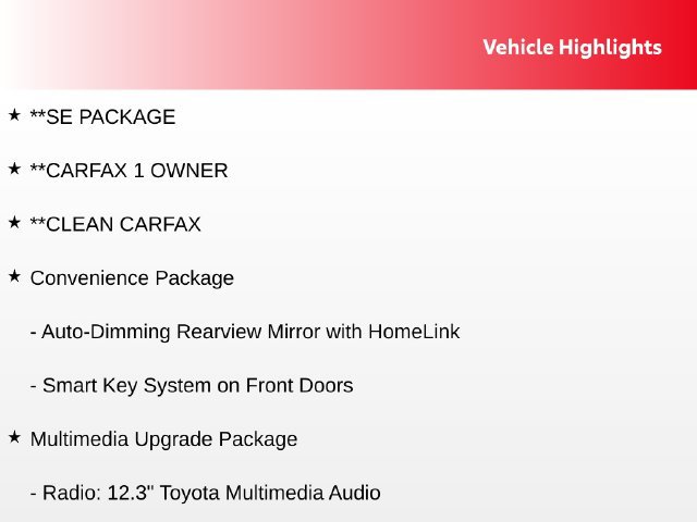 Used 2026 Toyota Camry SE w/ Multimedia Upgrade Package FWD image 3
