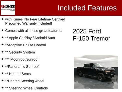 Used 2025 Ford F150 Tremor w/ Equipment Group 402A High AWD/4WD image 2