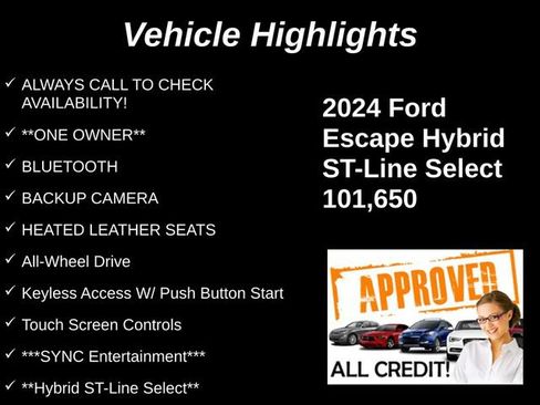 Used 2024 Ford Escape ST-Line Select AWD/4WD image 9