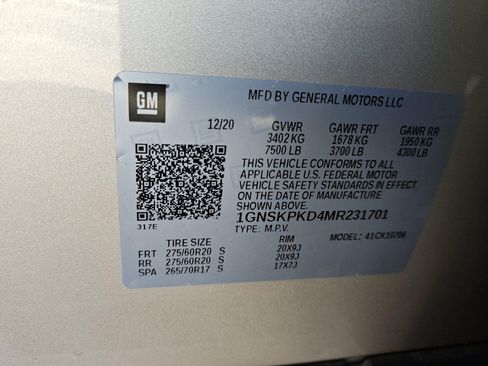 Used 2021 Chevrolet Tahoe Z71 w/ Z71 Off-Road Package AWD/4WD image 34