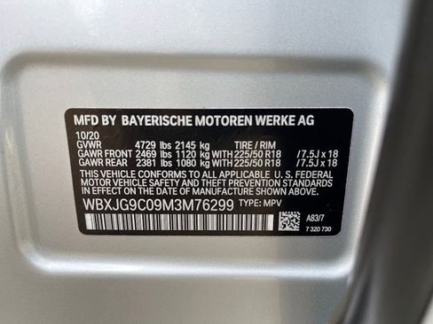 Used 2021 BMW X1 xDrive28i w/ Convenience Package AWD/4WD image 7