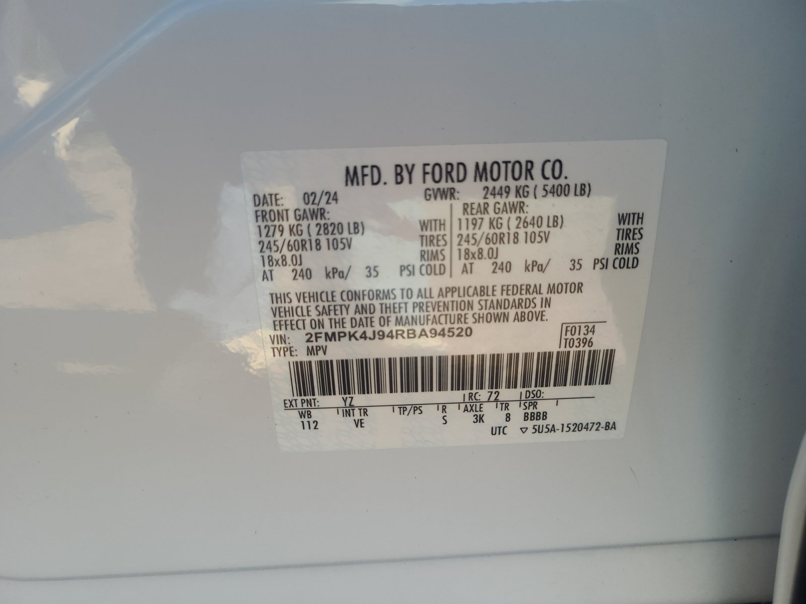 Used 2024 Ford Edge SEL AWD/4WD image 25