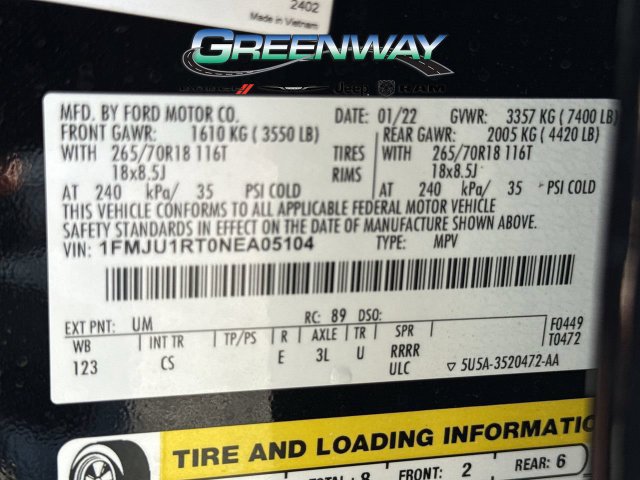 Used 2022 Ford Expedition Timberline AWD/4WD image 36