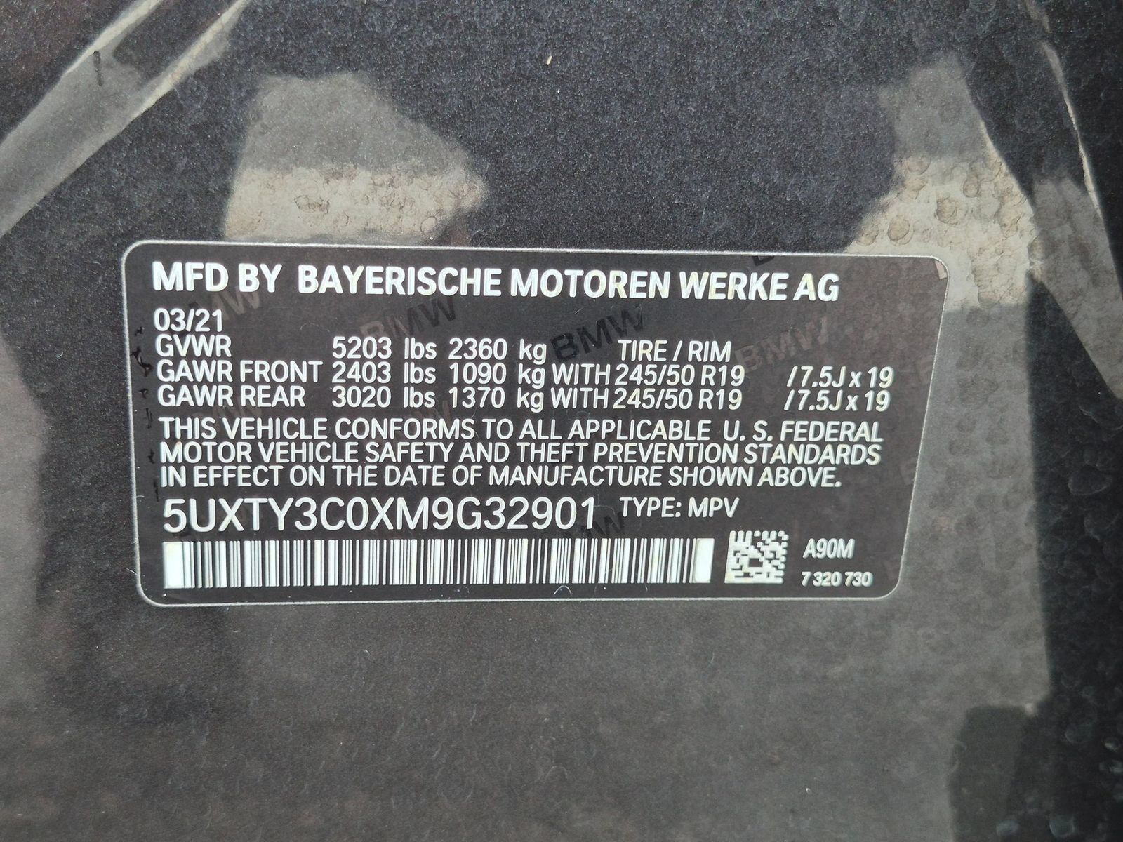 Used 2021 BMW X3 sDrive30i w/ Premium Package RWD image 43