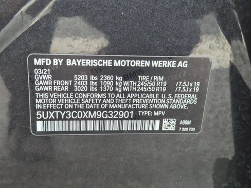 Used 2021 BMW X3 sDrive30i w/ Premium Package RWD image 43