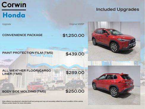 Used 2023 Toyota Corolla Cross XLE w/ Convenience Package AWD/4WD image 4