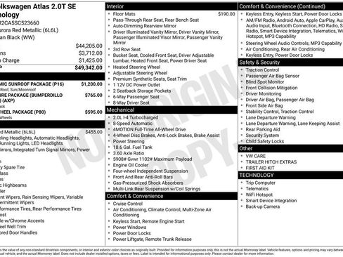 Used 2025 Volkswagen Atlas SE w/ Panoramic Sunroof Package image 7