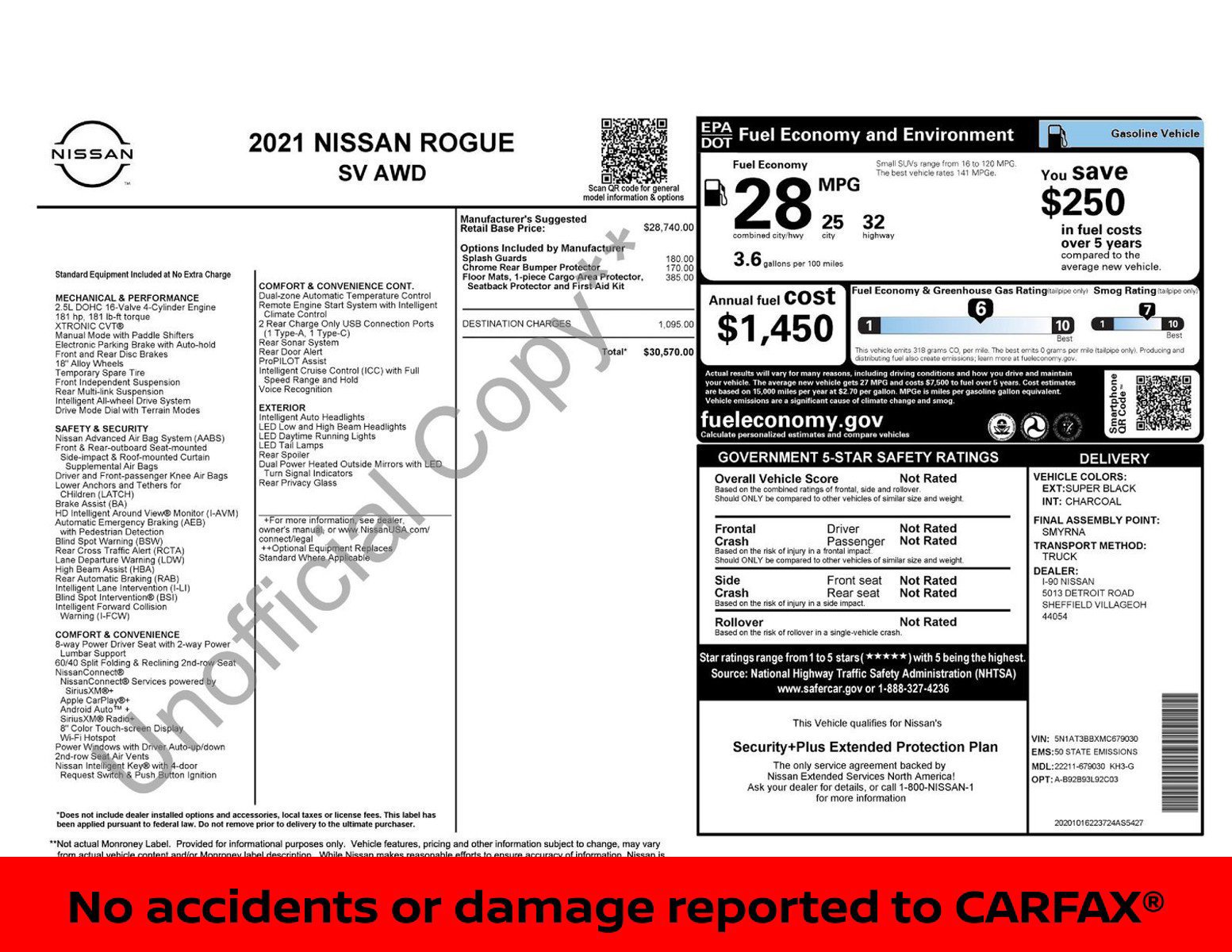 Certified 2021 Nissan Rogue SV AWD/4WD image 3
