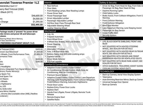 Used 2022 Chevrolet Traverse Premier FWD image 6