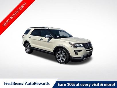 Certified 2018 Ford Explorer Platinum