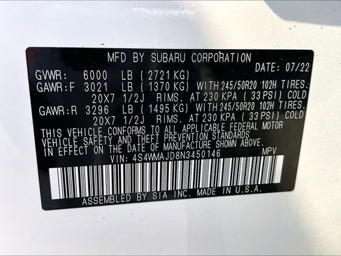 Used 2022 Subaru Ascent Onyx Edition image 41