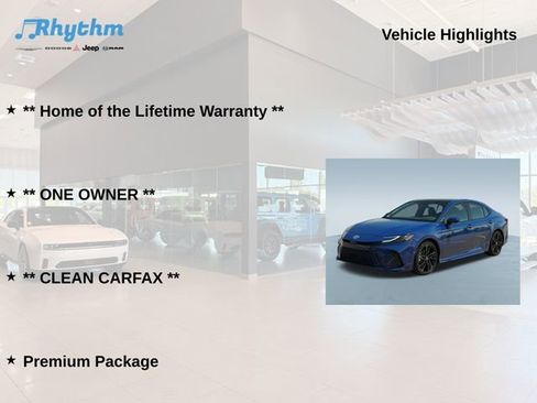 Used 2025 Toyota Camry XSE w/ Premium Package FWD image 5