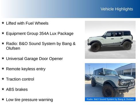 Used 2023 Ford Bronco Wildtrak AWD/4WD image 5
