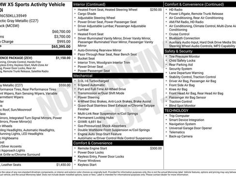 Used 2019 BMW X5 xDrive40i w/ Convenience Package image 35