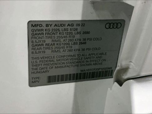 Certified 2023 Audi Q3 2.0T Premium Plus w/ Premium Plus Package image 36