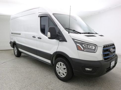 Used 2022 Ford E-Transit Medium Roof w/ Load Area Protection Package RWD image 2