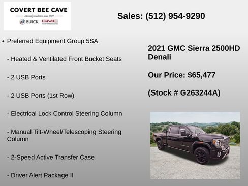 Used 2021 GMC Sierra 2500 Denali w/ Denali Black Diamond Edition AWD/4WD image 24