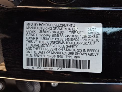 Used 2022 Honda Pilot Black Edition image 27