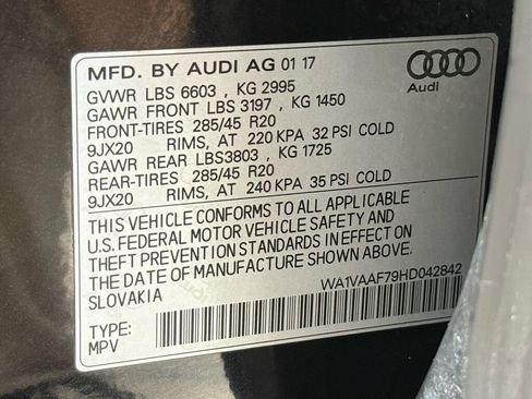 Used 2017 Audi Q7 3.0T Prestige w/ Prestige Package AWD/4WD image 36