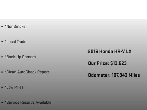 Used 2016 Honda HR-V LX image 6