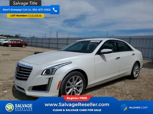 Used 2018 Cadillac CTS AWD Sedan w/ Seating Package image 1