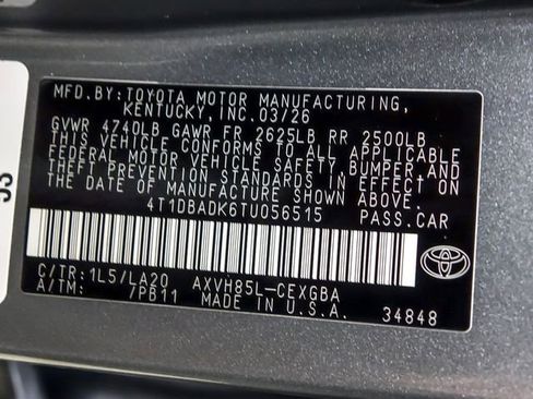 New 2026 Toyota Camry XLE image 25