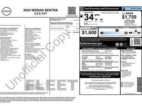 Used 2024 Nissan Sentra S FWD image 9