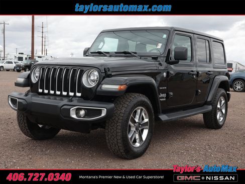 Used 2018 Jeep Wrangler Unlimited Sahara w/ Uconnect 4C Nav & Sound Group AWD/4WD image 43
