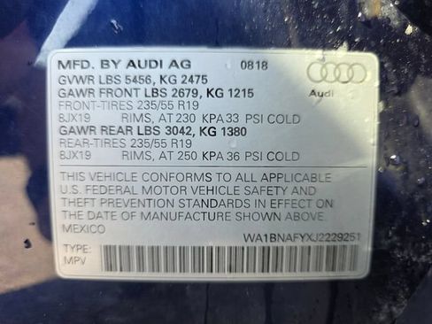 Used 2018 Audi Q5 2.0T Premium Plus w/ Premium Plus Package AWD/4WD image 29