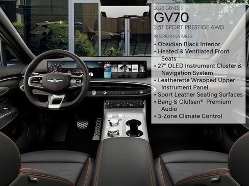 New 2026 Genesis GV70 2.5T Sport Prestige AWD/4WD image 17