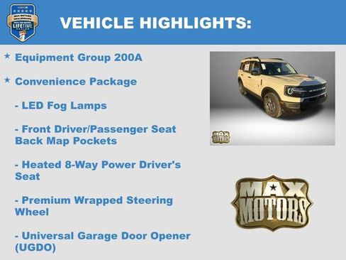 New 2025 Ford Bronco Sport Big Bend w/ Convenience Package image 6