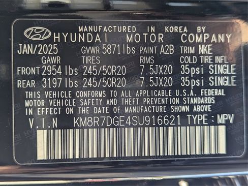 New 2025 Hyundai Palisade Calligraphy image 24