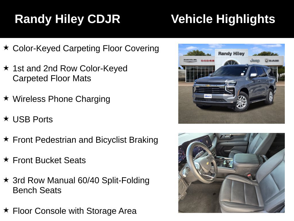 Used 2025 Chevrolet Tahoe LT RWD image 10
