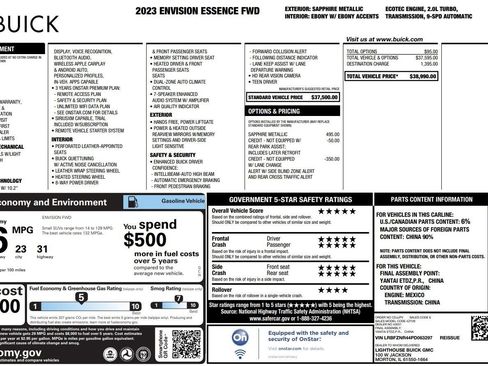 Used 2023 Buick Envision Essence image 38