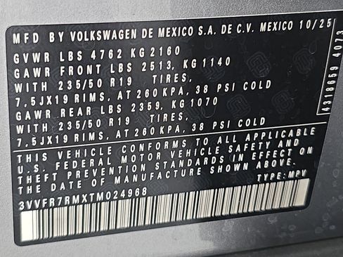 New 2026 Volkswagen Tiguan SE image 35