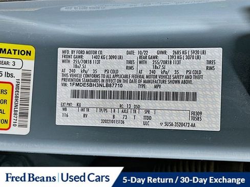 Certified 2022 Ford Bronco Outer Banks image 33