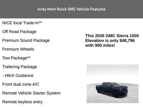 Used 2026 GMC Sierra 1500 Elevation image 8