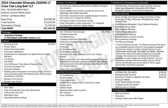 Used 2024 Chevrolet Silverado 2500 LT AWD/4WD image 5