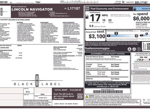 New 2025 Lincoln Navigator L Black Label AWD/4WD image 4