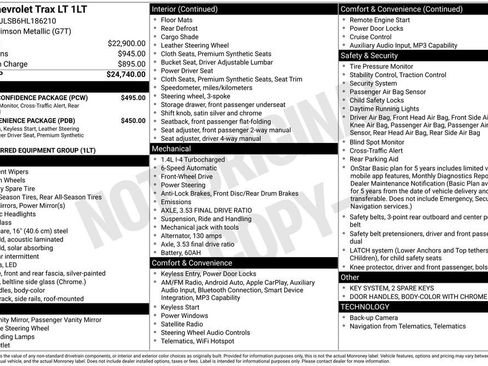 Used 2017 Chevrolet Trax LT w/ Driver Confidence Package image 2