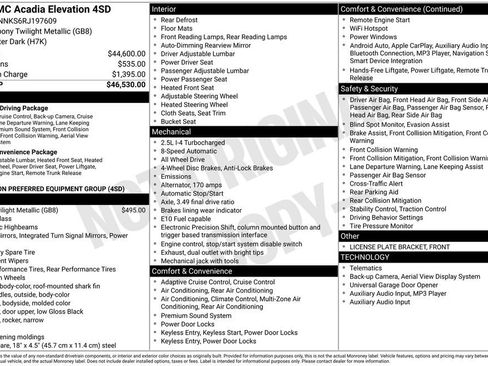 Used 2024 GMC Acadia Elevation image 26