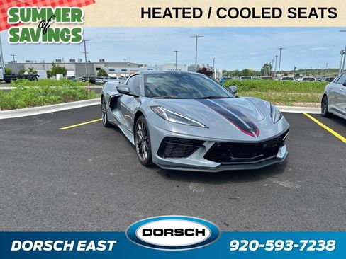 Used 2025 Chevrolet Corvette Stingray Preferred Cpe w/ Z51 Performance Package RWD image 3