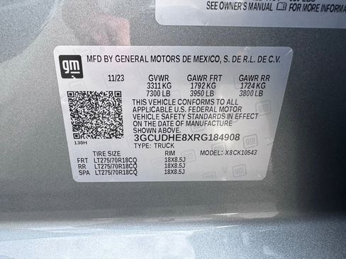 Used 2024 Chevrolet Silverado 1500 ZR2 w/ Technology Package AWD/4WD image 10