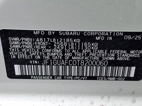 New 2026 Subaru Impreza 2.0i Sport AWD/4WD image 19