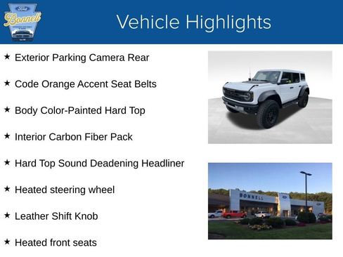 New 2025 Ford Bronco Raptor w/ Interior Carbon Fiber Pack image 5