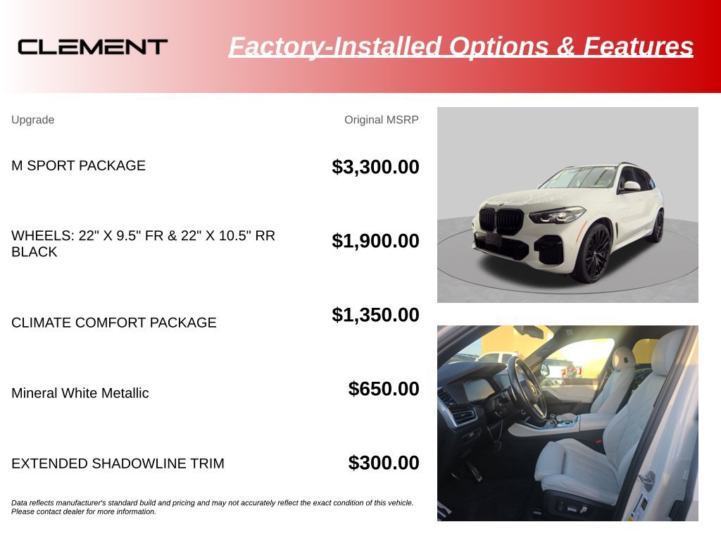 Used 2023 BMW X5 xDrive40i w/ M Sport Package AWD/4WD image 8