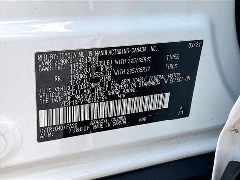 Used 2021 Toyota RAV4 XLE image 36
