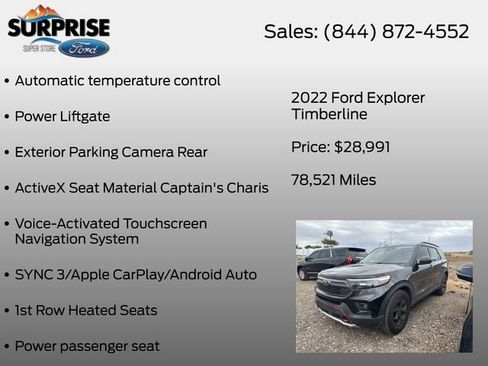 Used 2022 Ford Explorer Timberline AWD/4WD image 12