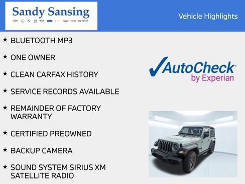 Certified 2024 Jeep Wrangler Sport S image 7