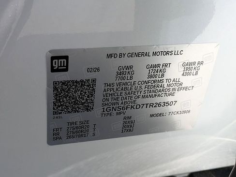 New 2026 Chevrolet Suburban Premier w/ Sun And Tow Package AWD/4WD image 39